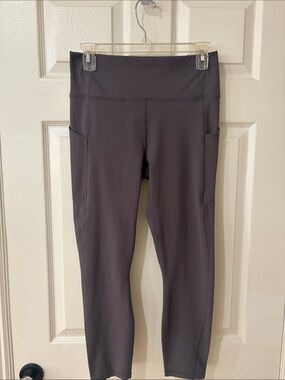 Fabletics Women's Charcoal High-Waist Leggings with Side Pocket